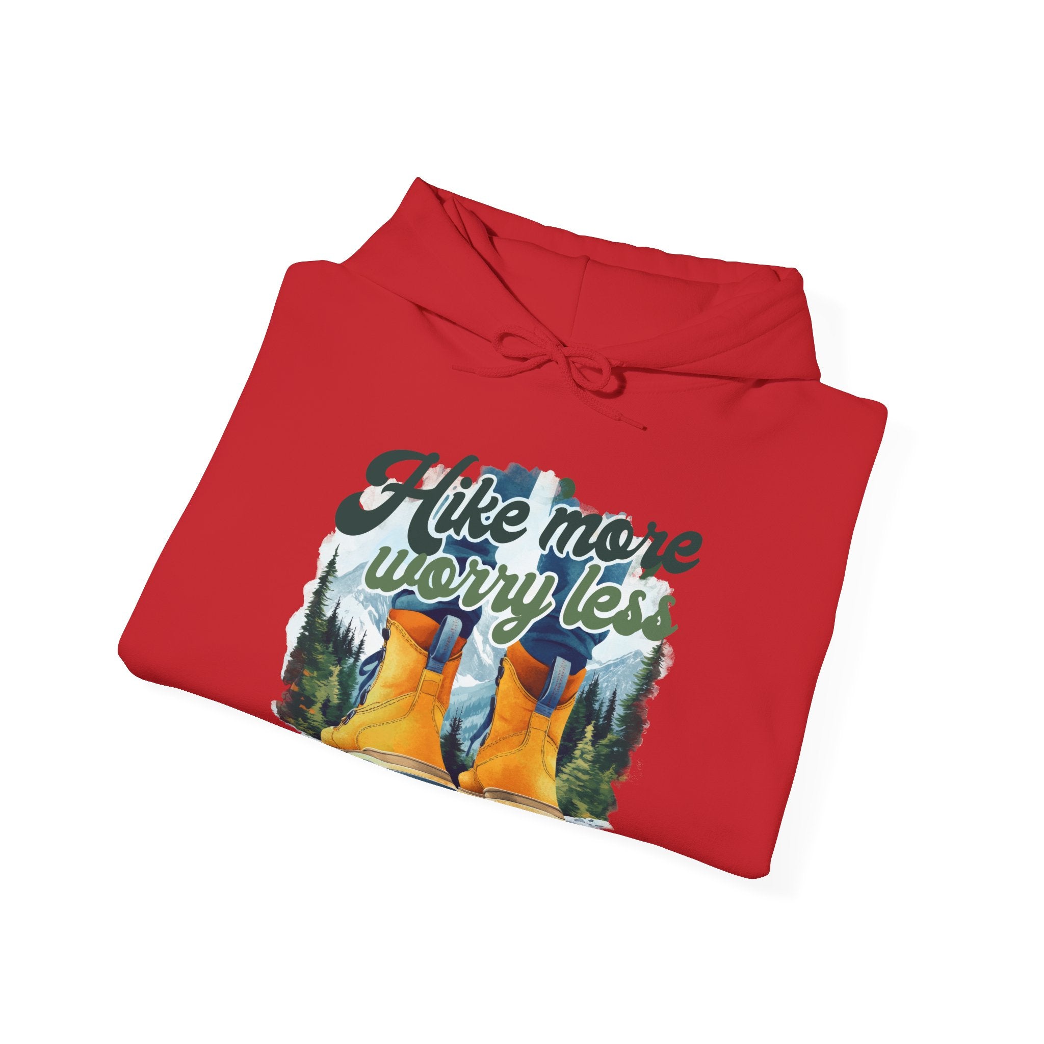 Hike more worry less Unisex Hoodie