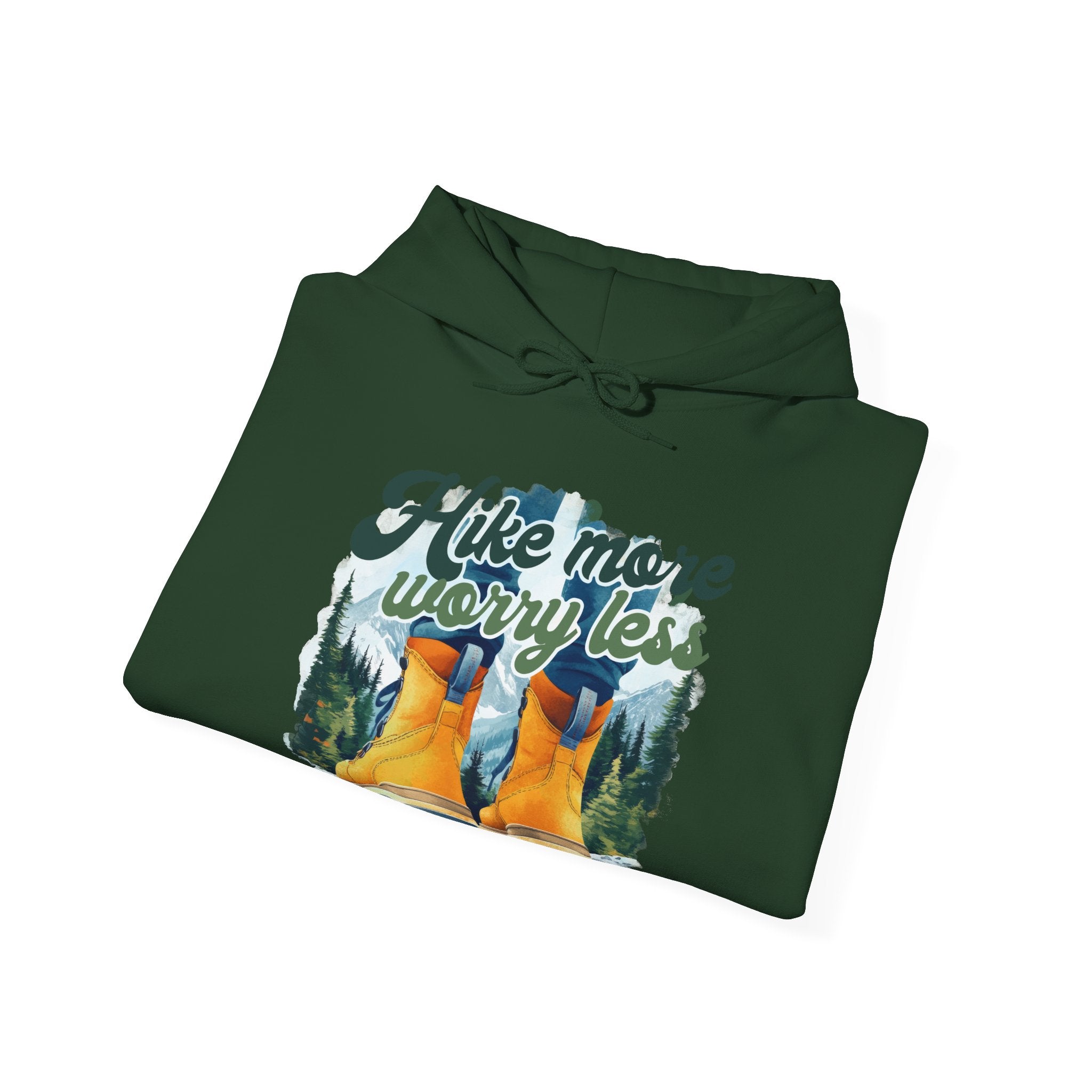 Hike more worry less Unisex Hoodie