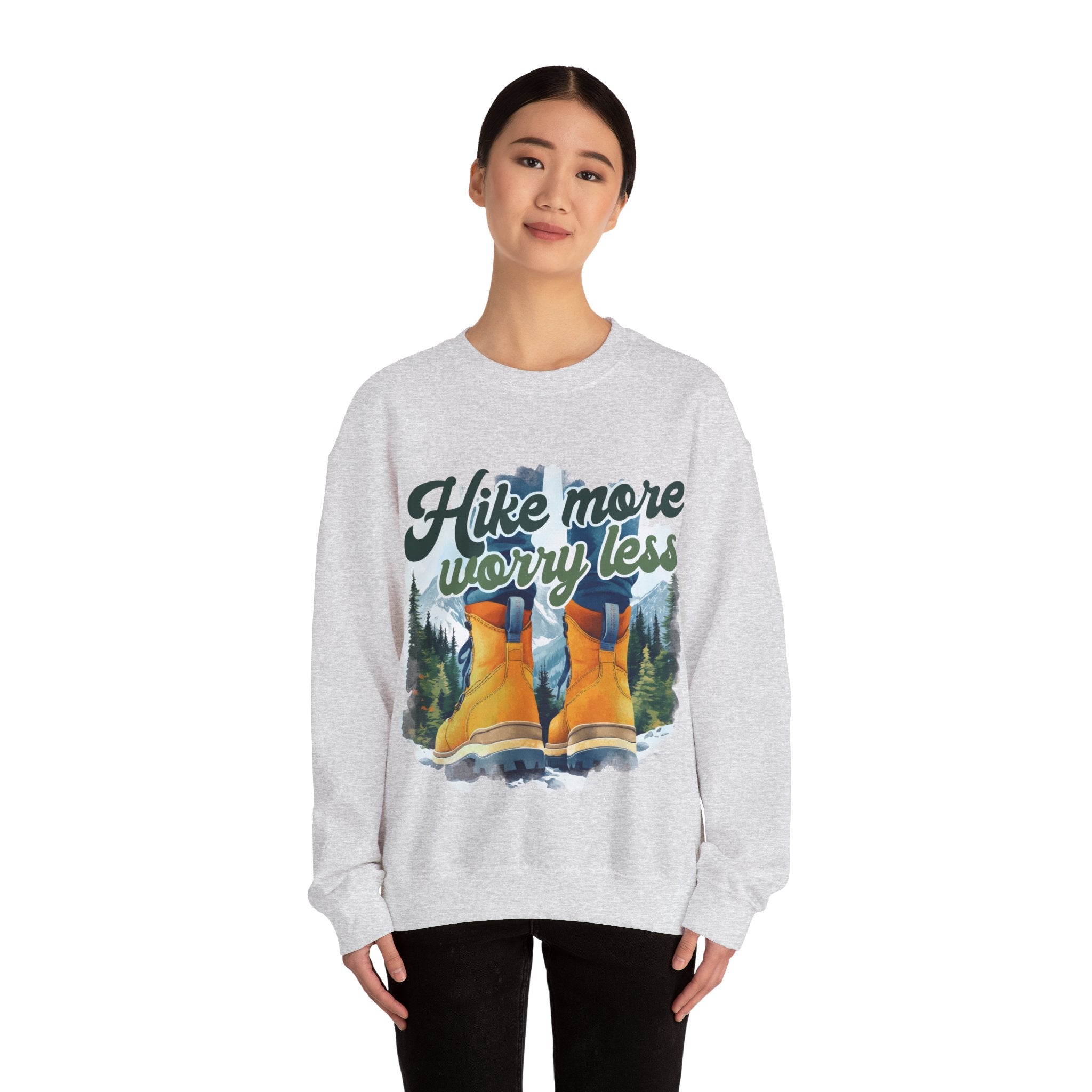 Hike more worry less Sweatshirt