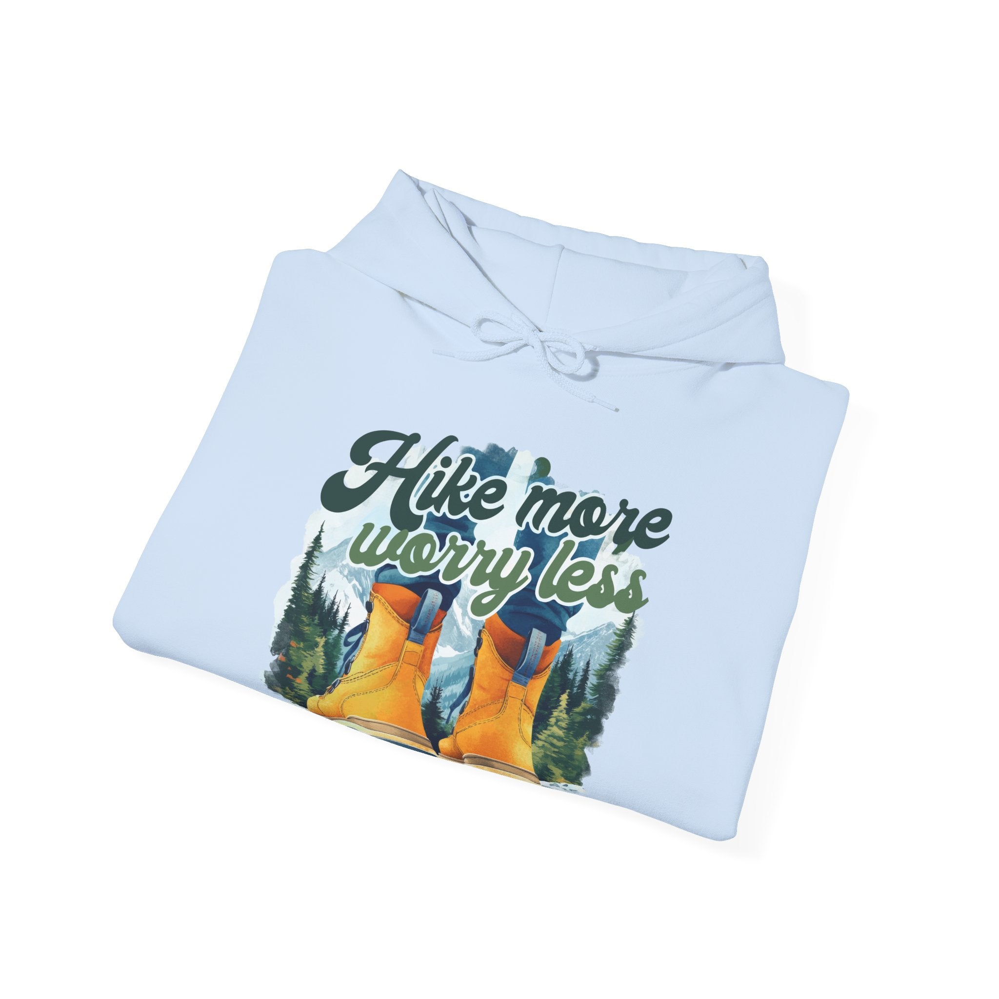 Hike more worry less Unisex Hoodie