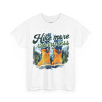 Hike more worry less Unisex Heavy Cotton Tee