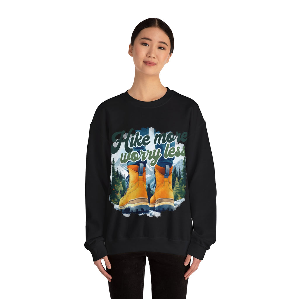 Hike more worry less Sweatshirt