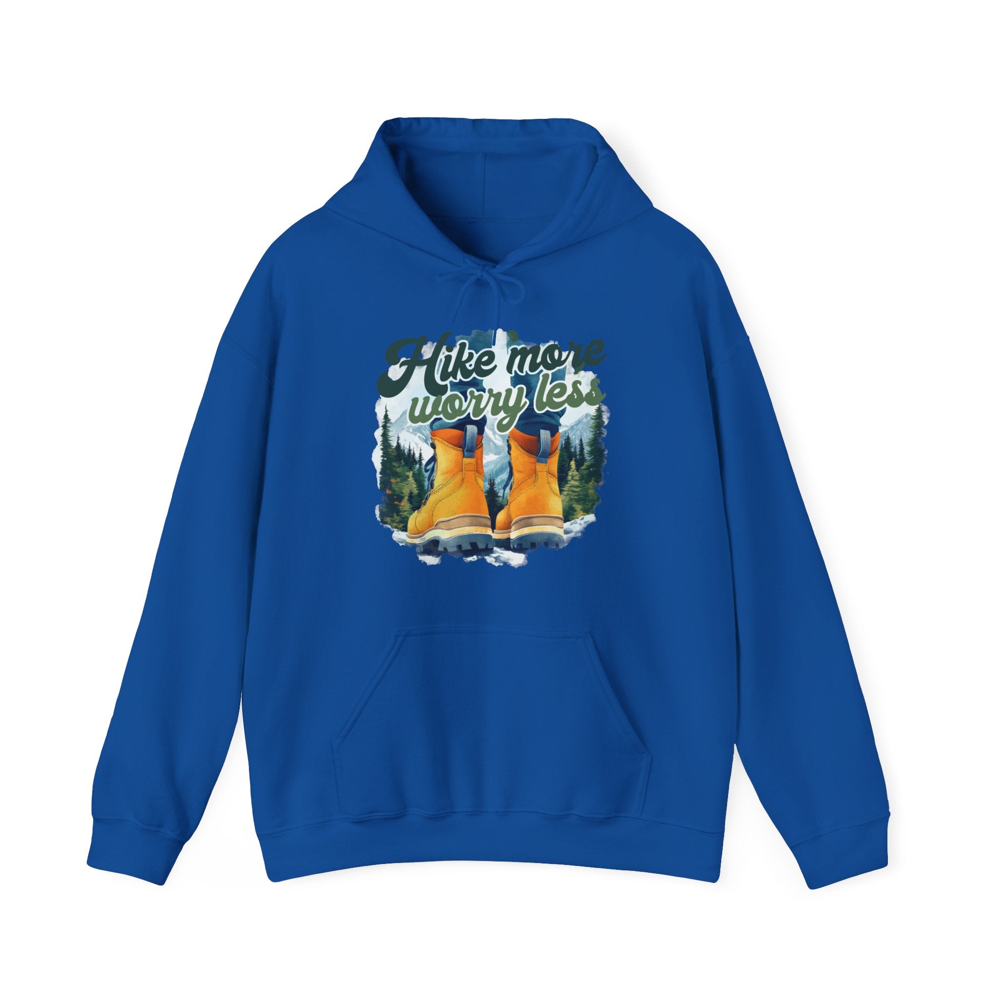 Hike more worry less Unisex Hoodie