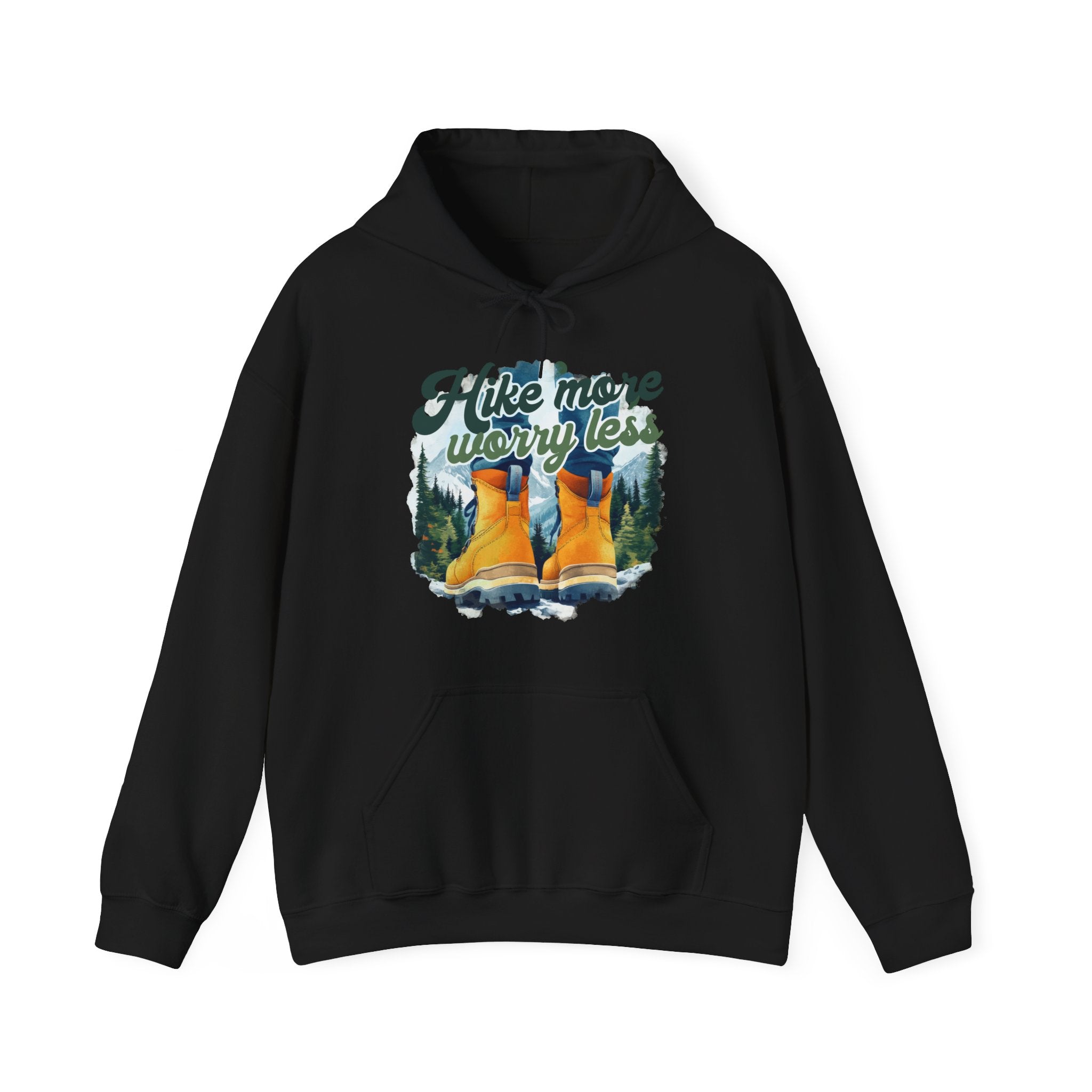 Hike more worry less Unisex Hoodie