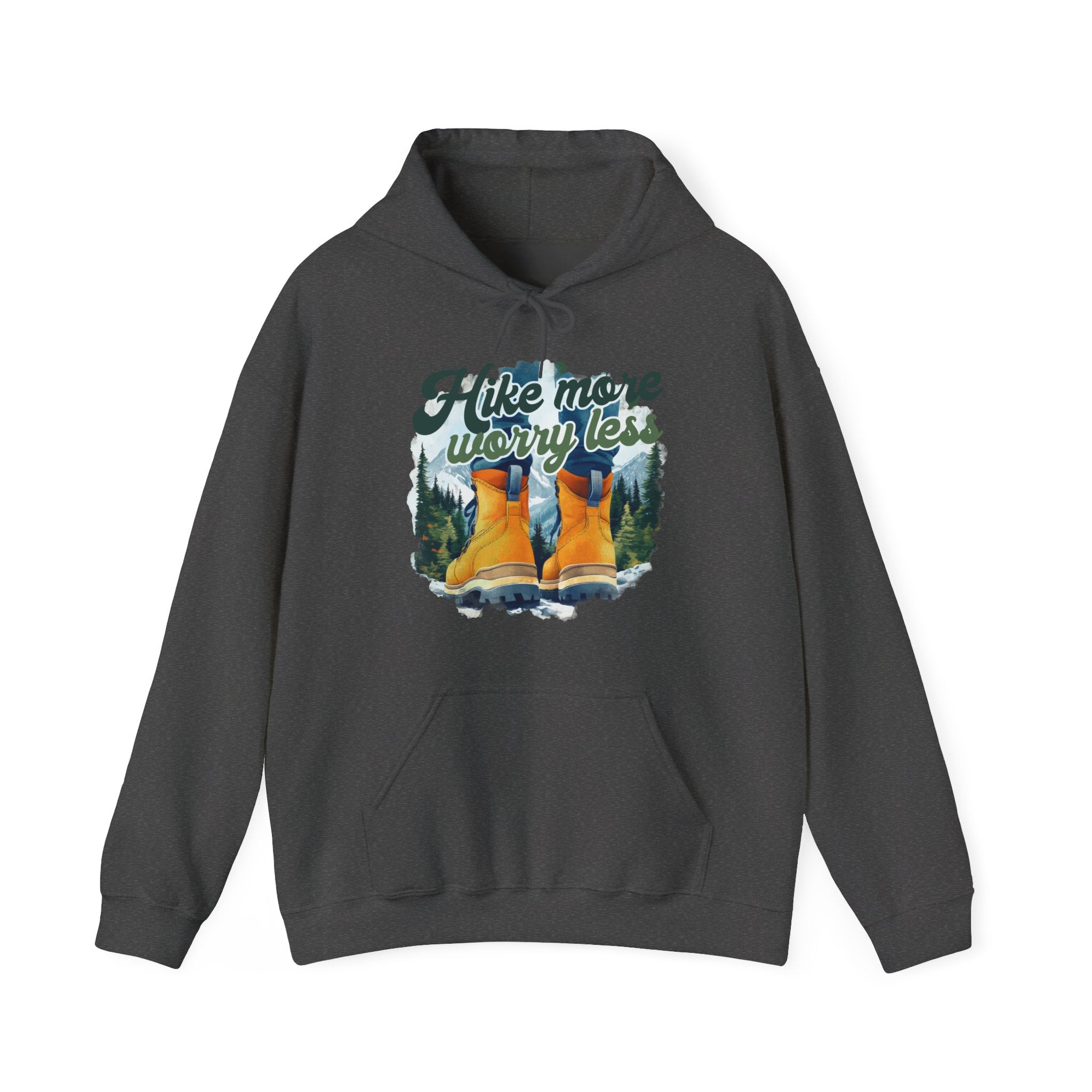 Hike more worry less Unisex Hoodie