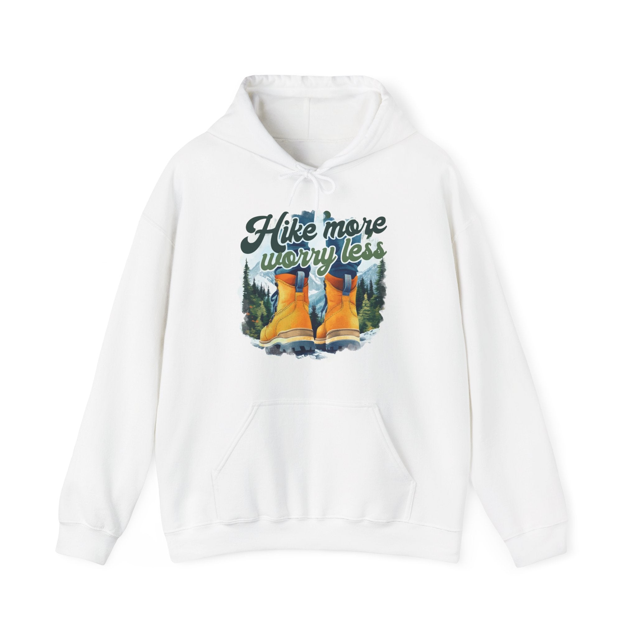 Hike more worry less Unisex Hoodie