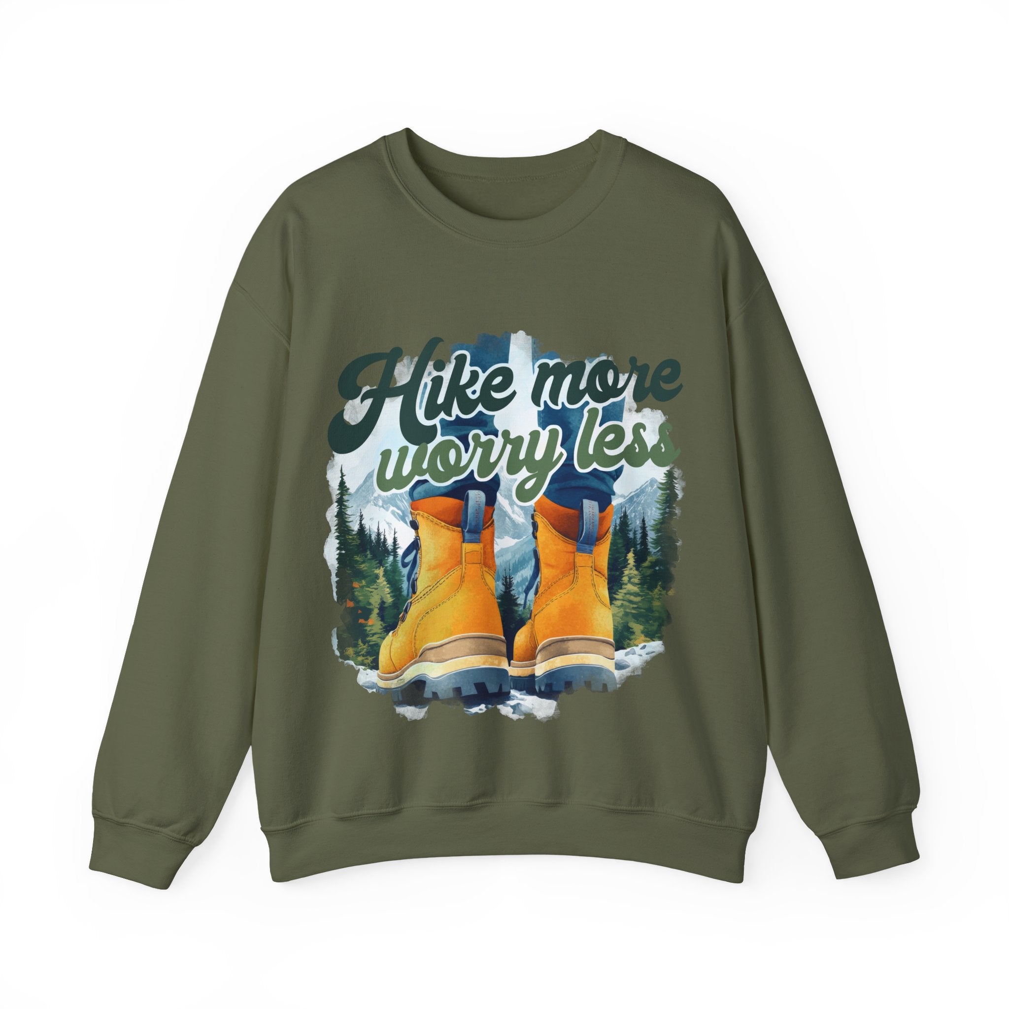 Hike more worry less Sweatshirt