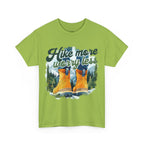 Hike more worry less Unisex Heavy Cotton Tee