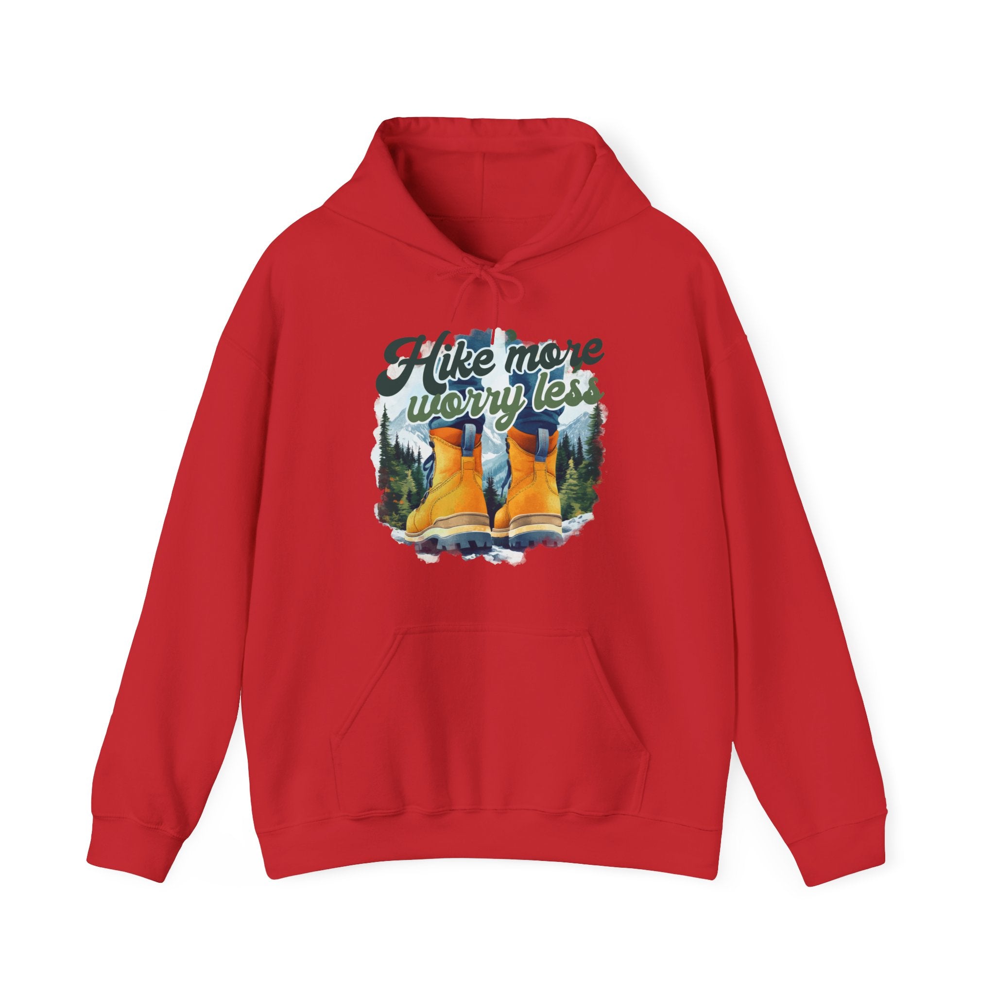 Hike more worry less Unisex Hoodie