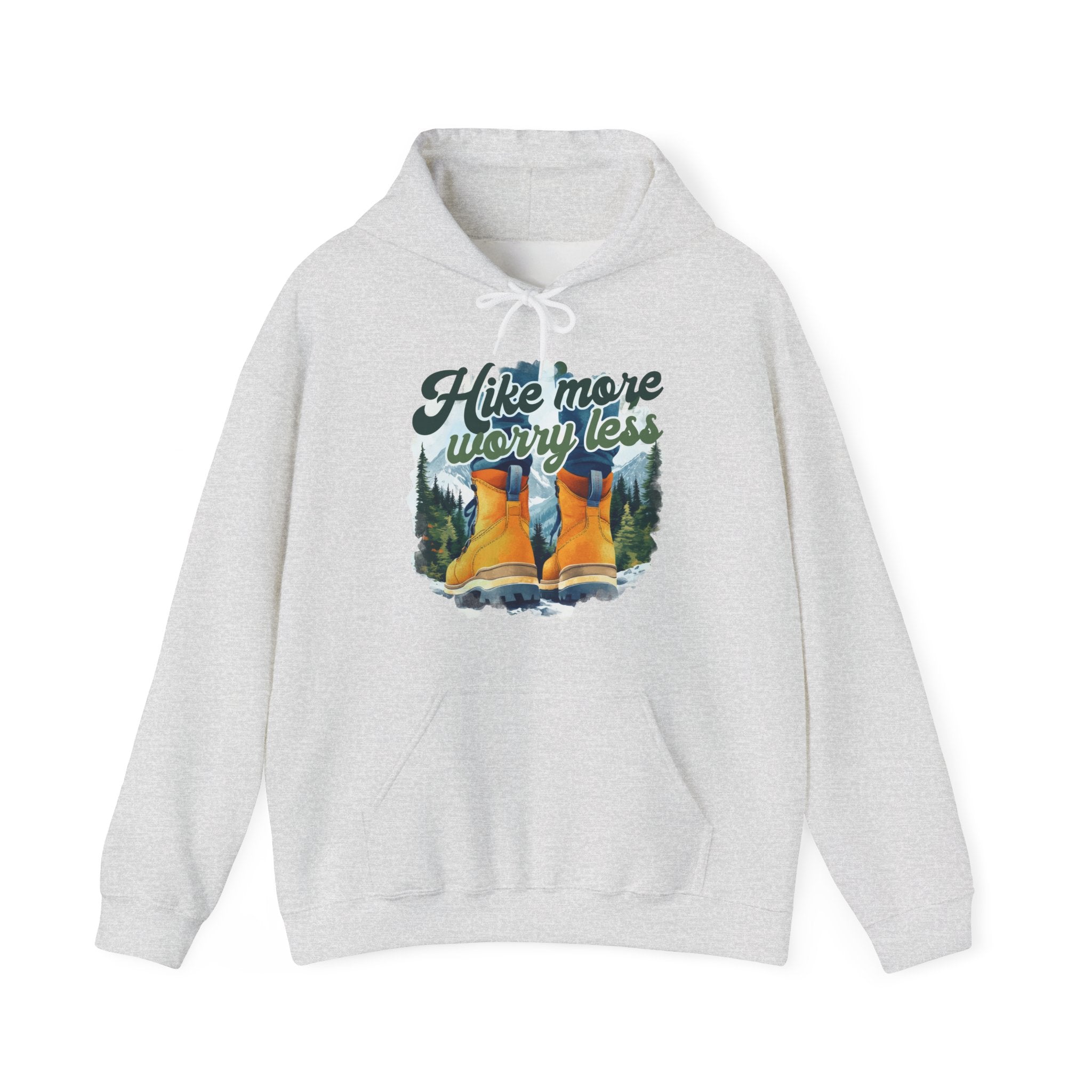Hike more worry less Unisex Hoodie