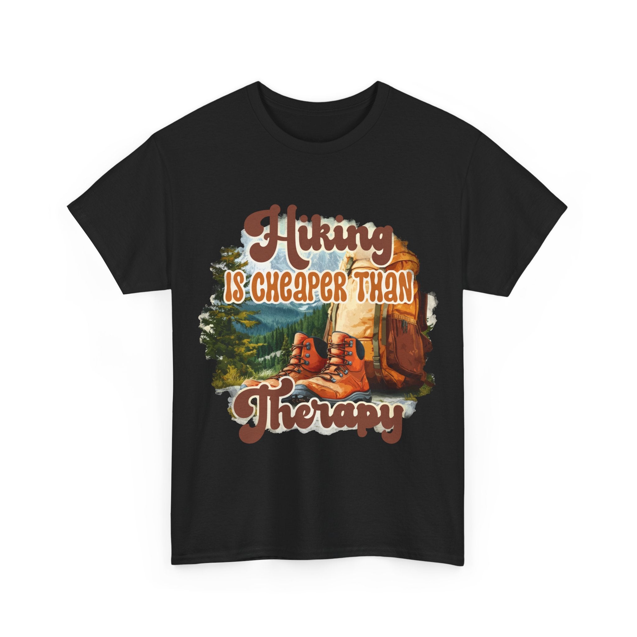 Hiking is cheaper than therapy Unisex Tee