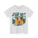 Hike more worry less Unisex Heavy Cotton Tee