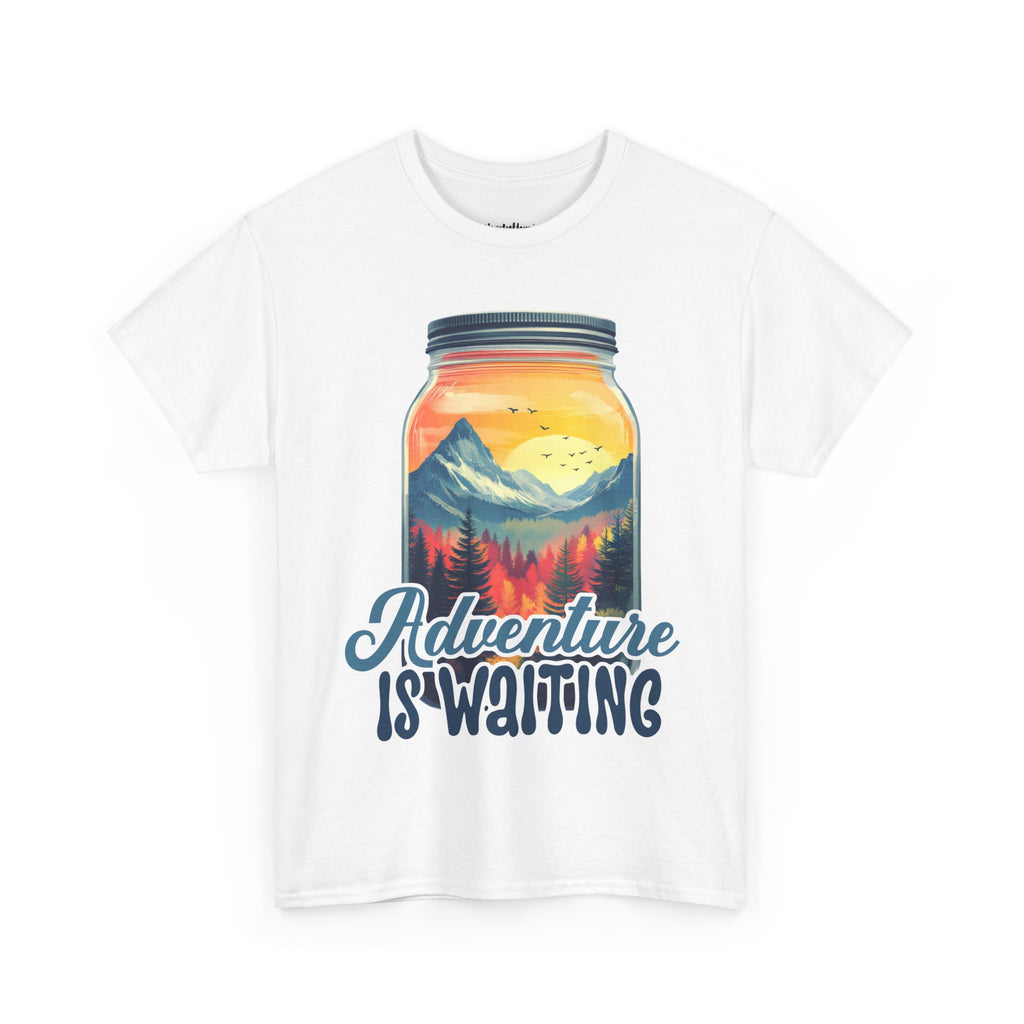 Adventure is waiting a Hike Unisex Heavy Cotton Tee