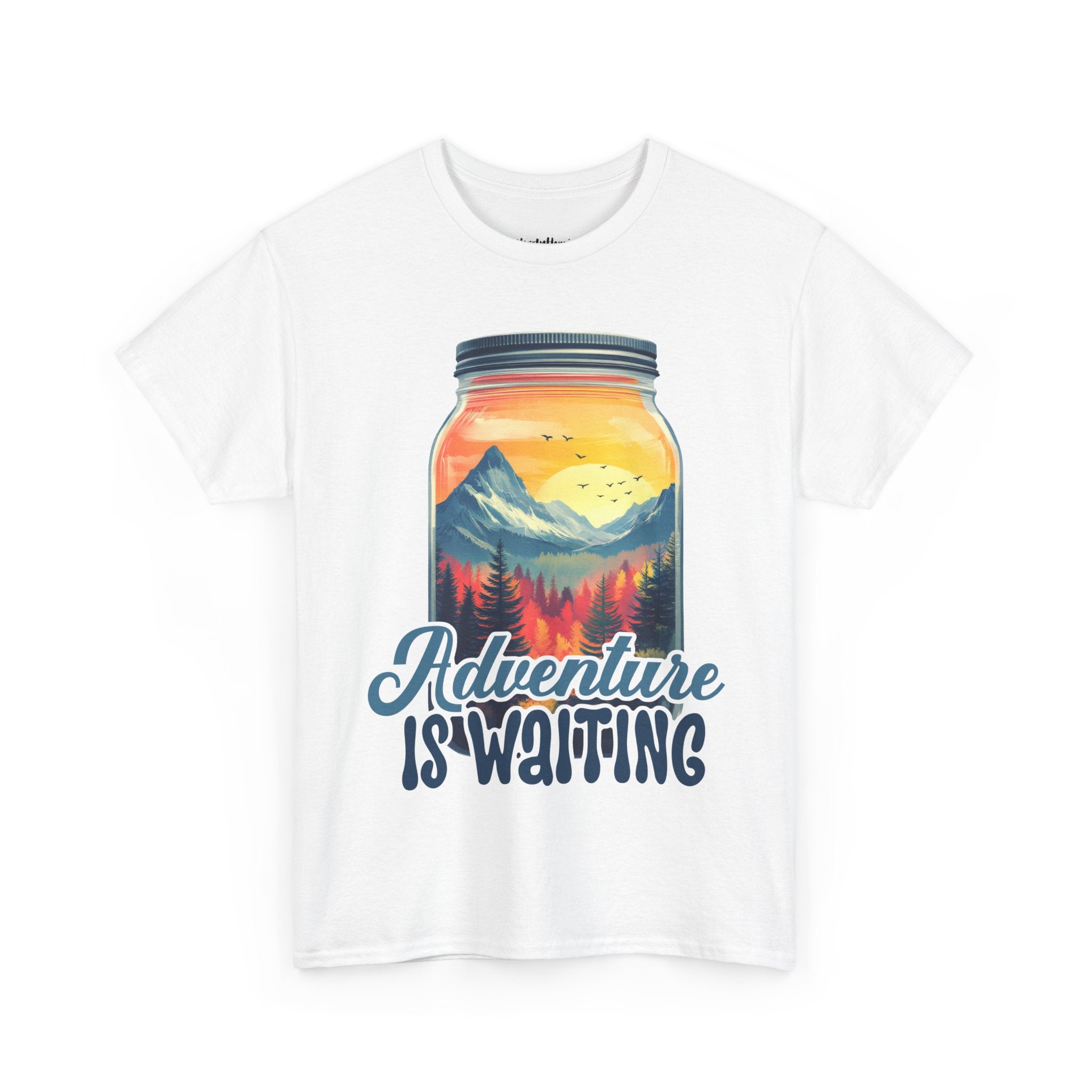 Adventure is waiting a Hike Unisex Heavy Cotton Tee