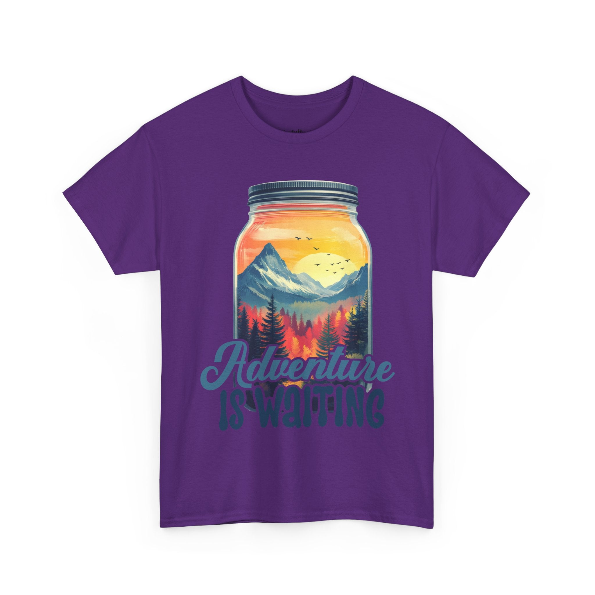 Adventure is waiting a Hike Unisex Heavy Cotton Tee