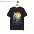 Adventure is waiting a Hike Unisex Heavy Cotton Tee