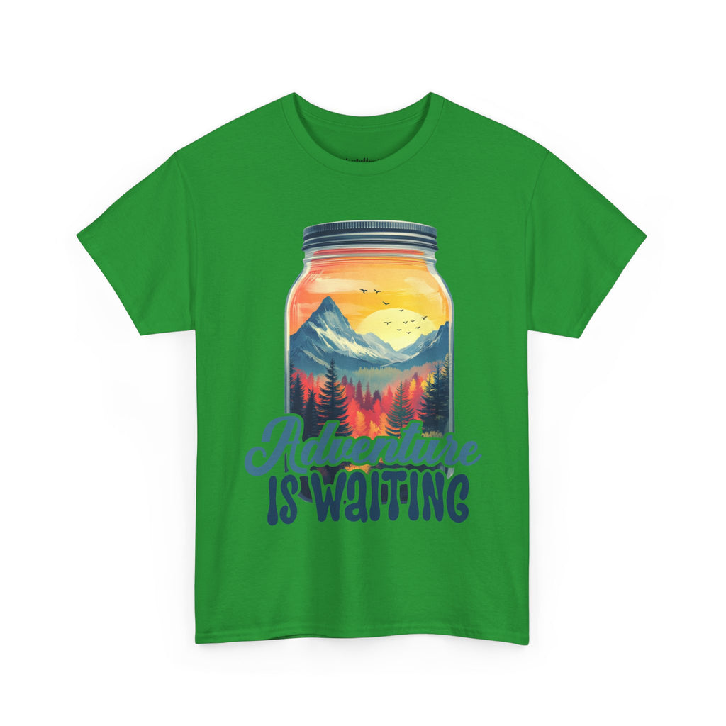 Adventure is waiting a Hike Unisex Heavy Cotton Tee