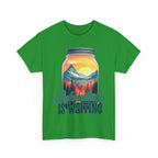 Adventure is waiting a Hike Unisex Heavy Cotton Tee
