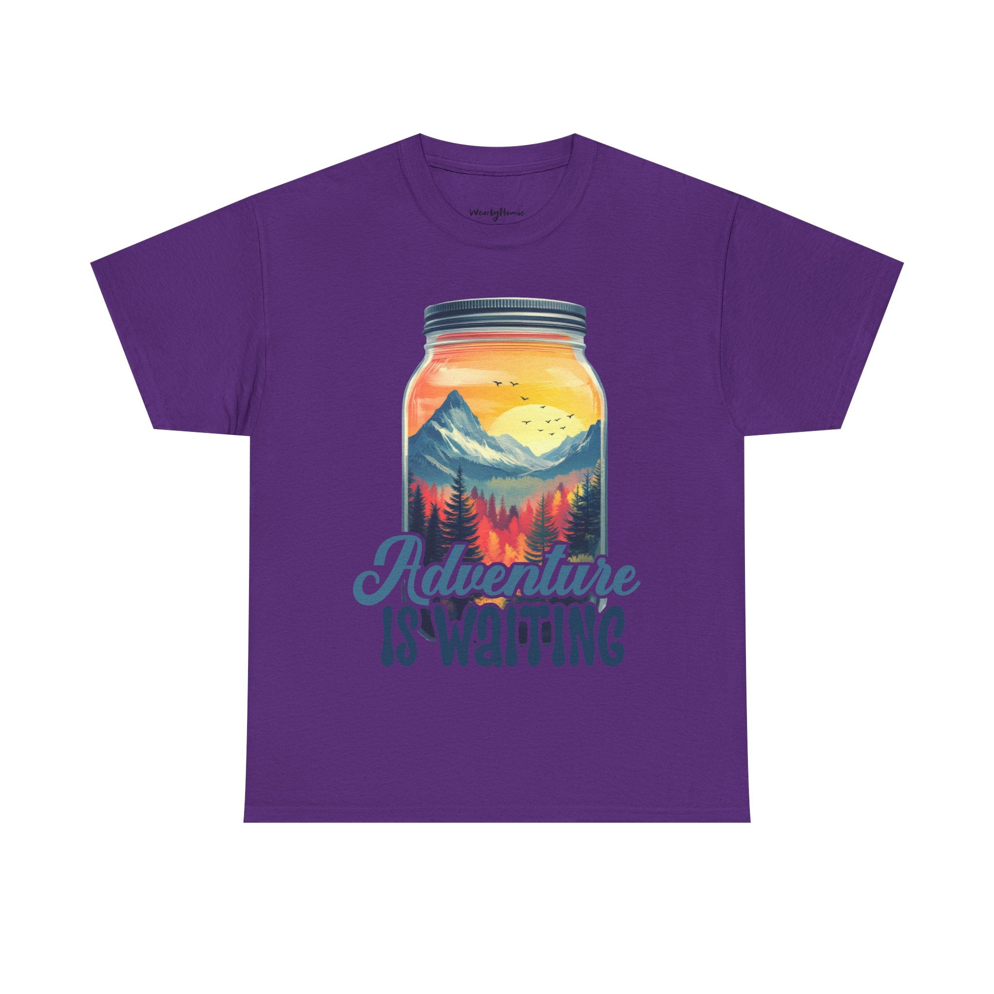 Adventure is waiting a Hike Unisex Heavy Cotton Tee