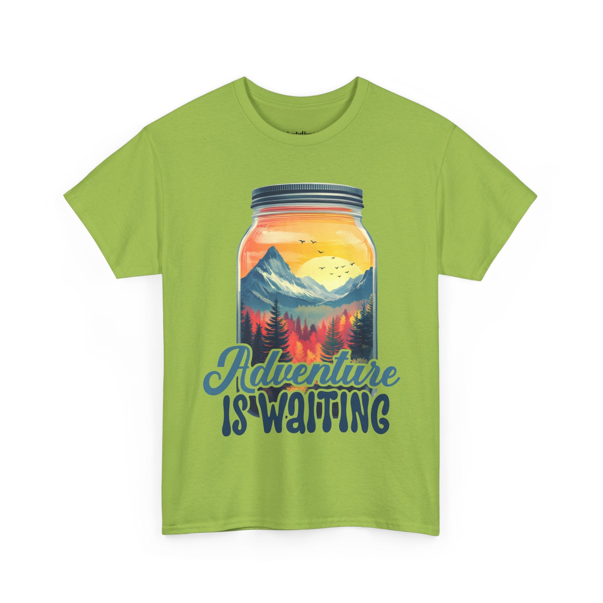 Adventure is waiting a Hike Unisex Heavy Cotton Tee