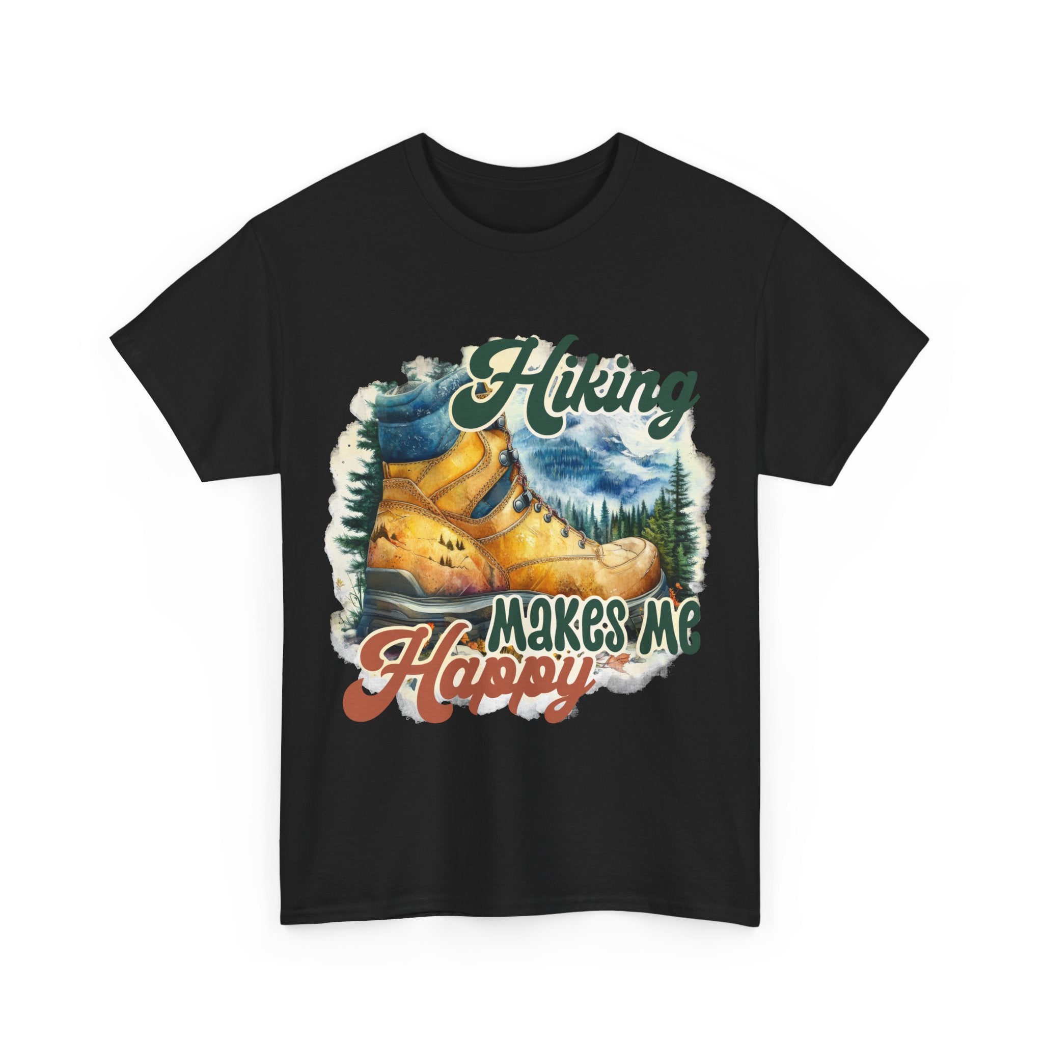 Hiking makes me happy Unisex Tee