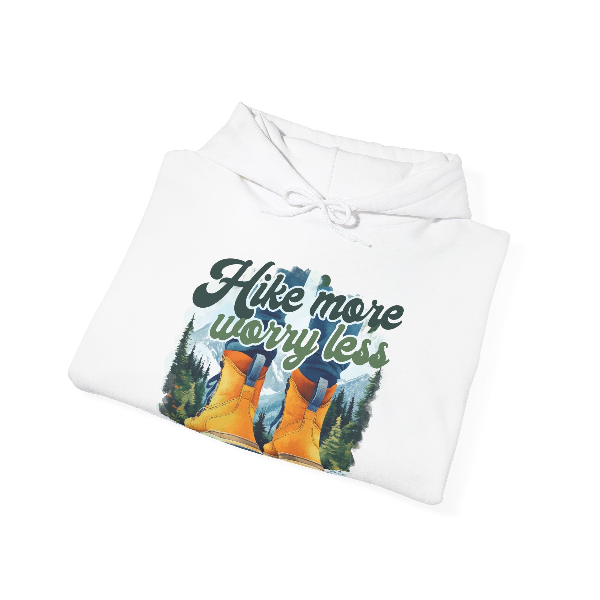Hike more worry less Unisex Hoodie