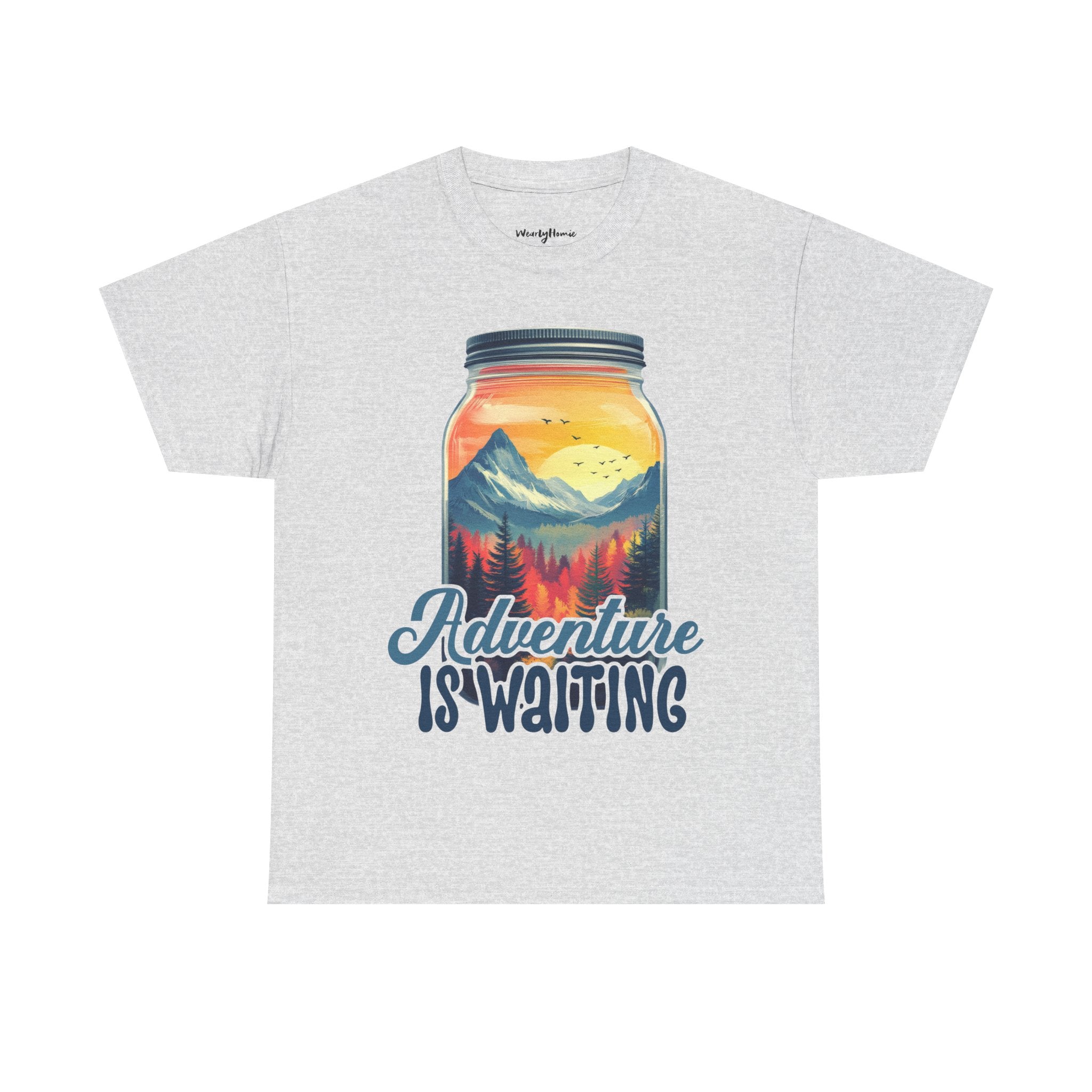 Adventure is waiting a Hike Unisex Heavy Cotton Tee