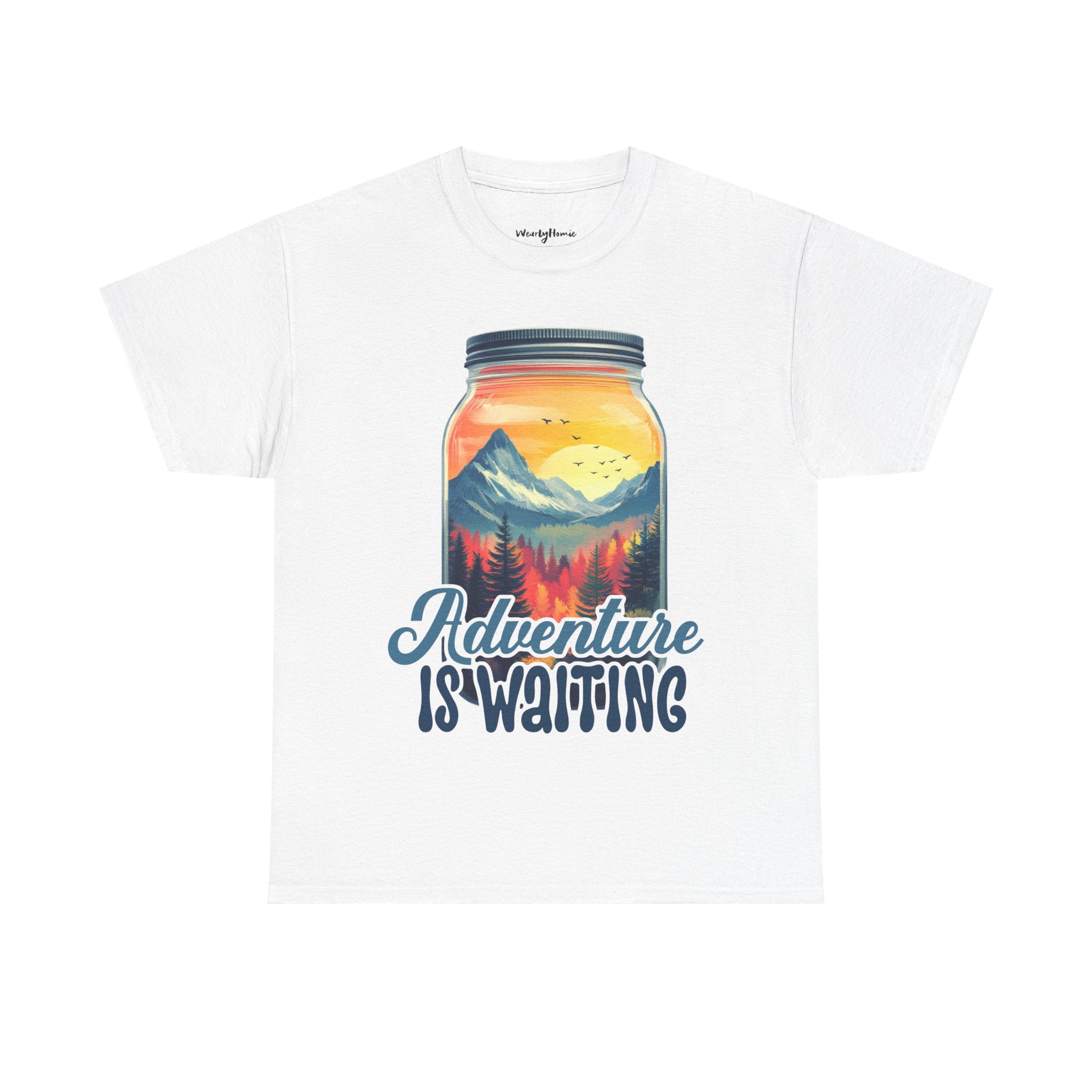Adventure is waiting a Hike Unisex Heavy Cotton Tee