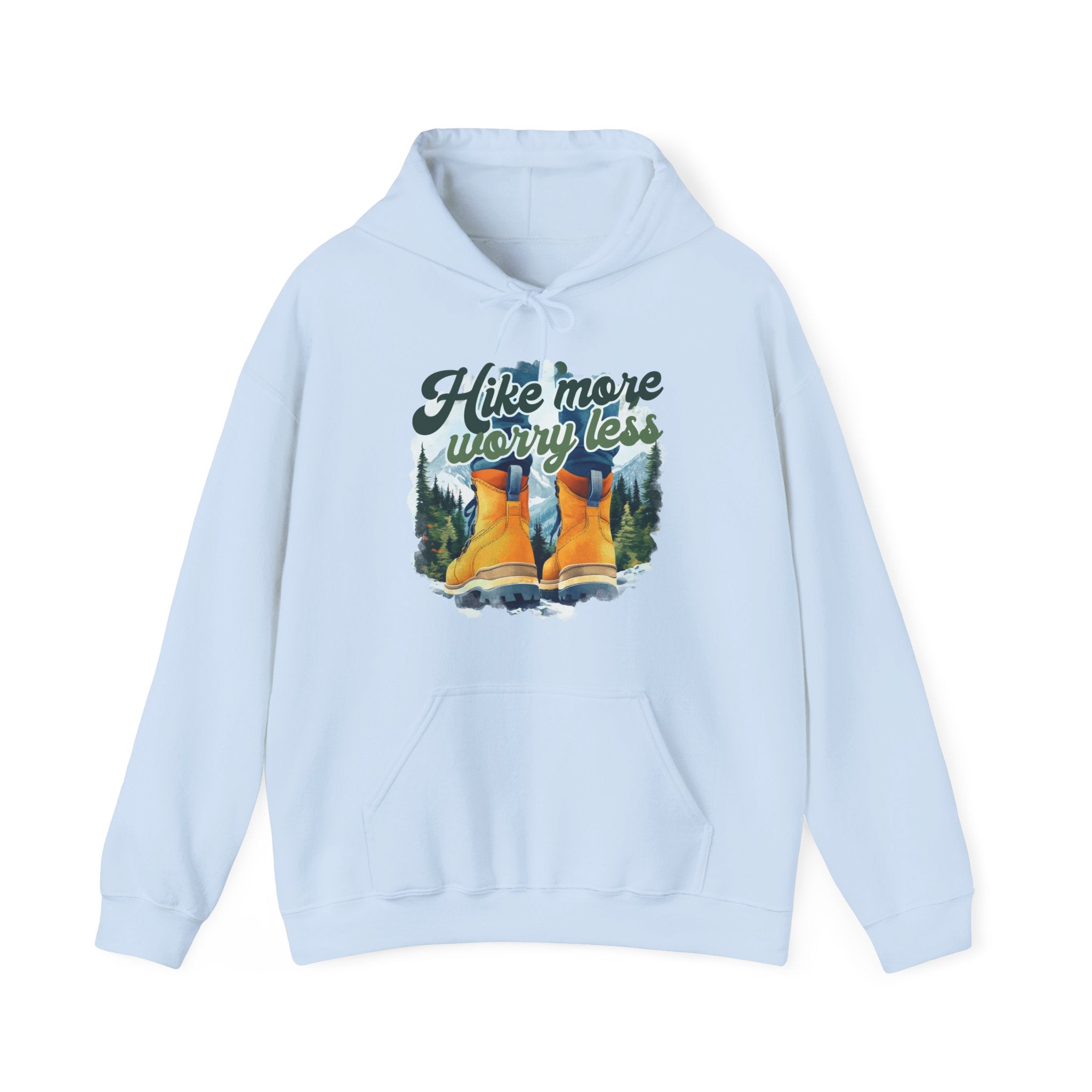 Hike more worry less Unisex Hoodie