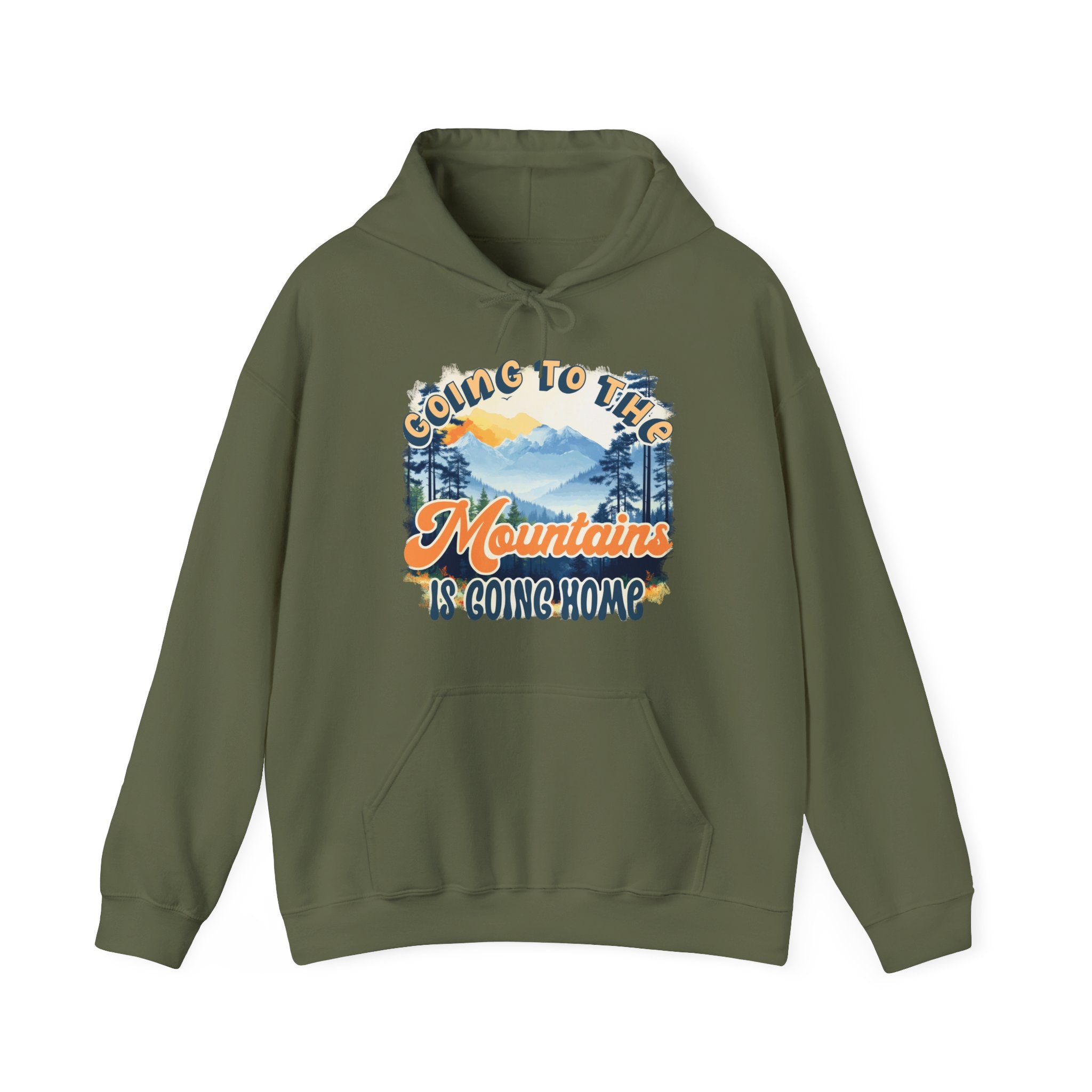 Going to the mountains is going home Cash Unisex Hoodie