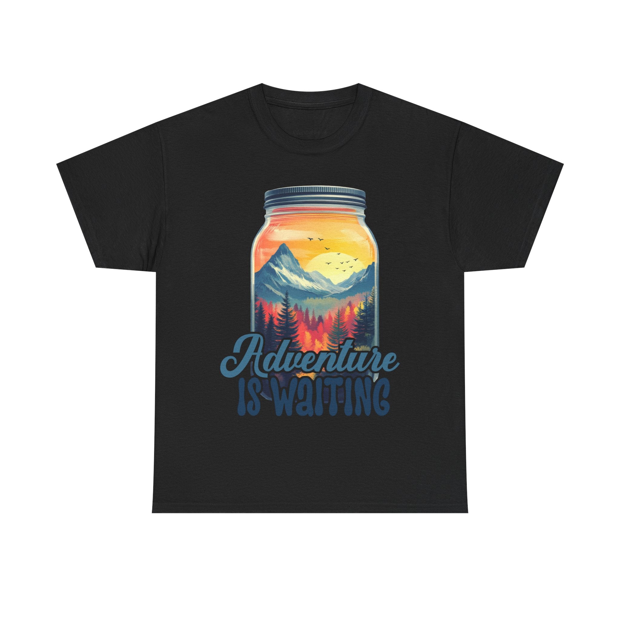 Adventure is waiting a Hike Unisex Heavy Cotton Tee