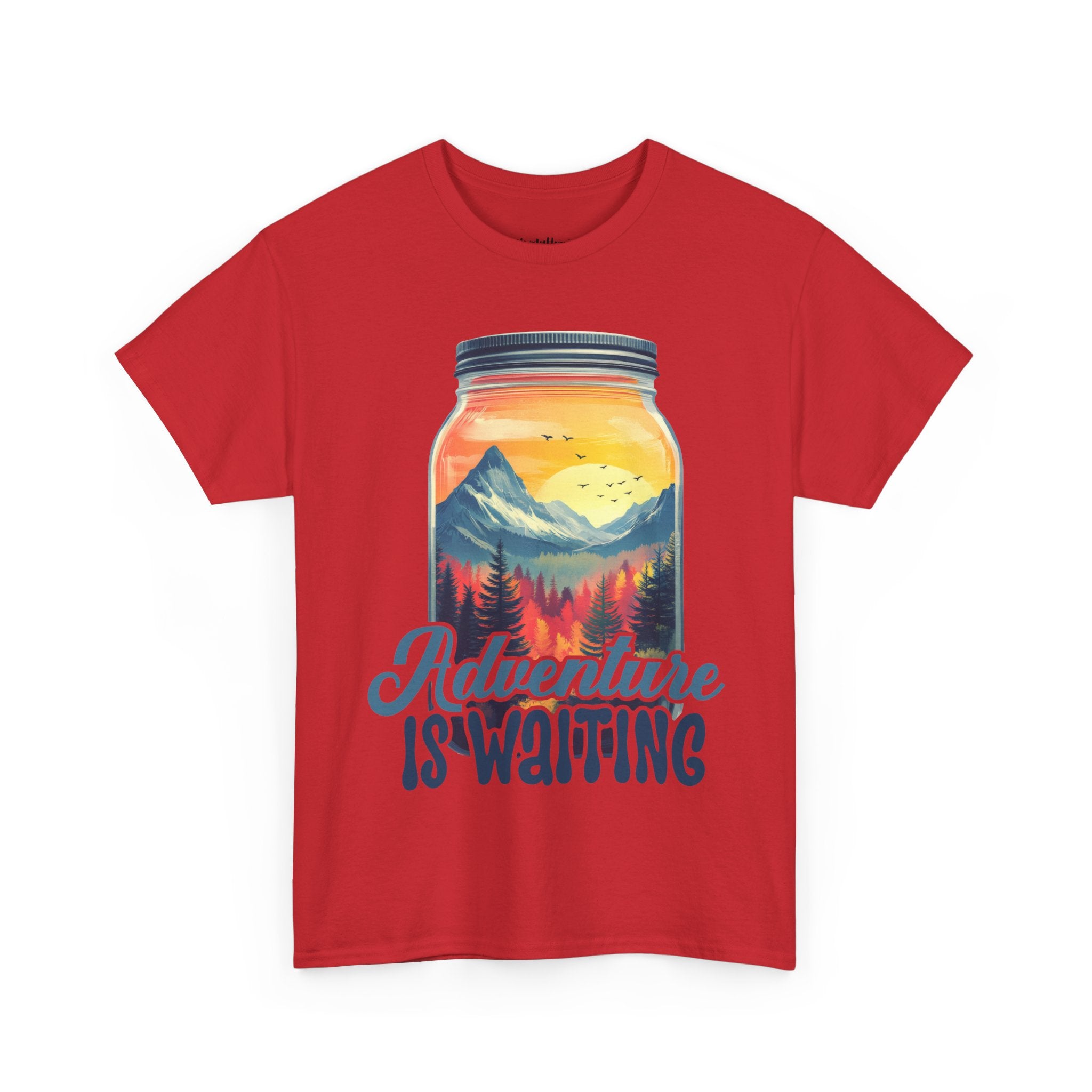 Adventure is waiting a Hike Unisex Heavy Cotton Tee