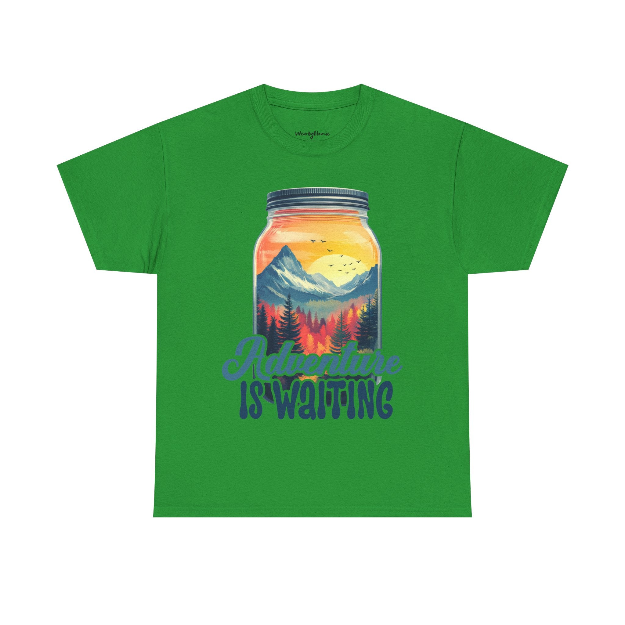 Adventure is waiting a Hike Unisex Heavy Cotton Tee