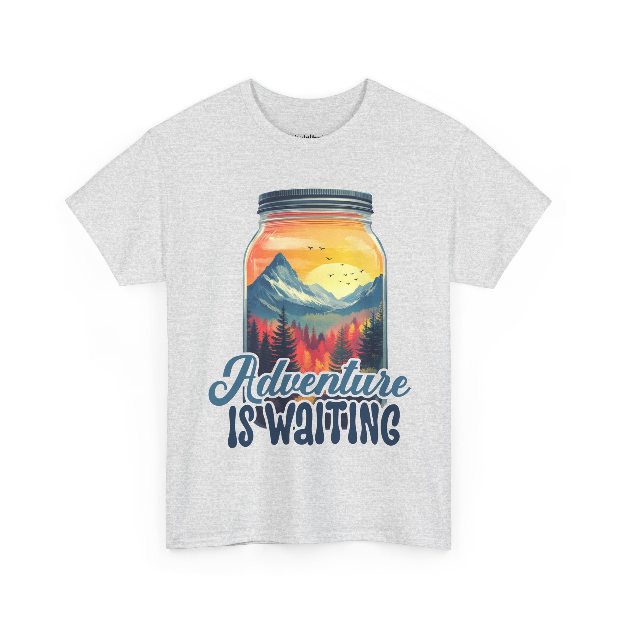 Adventure is waiting a Hike Unisex Heavy Cotton Tee