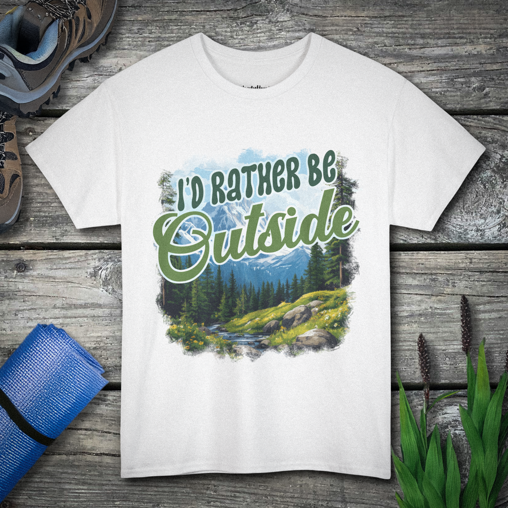 I rather be outside Unisex Tee