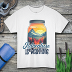 Adventure is waiting a Hike Unisex Heavy Cotton Tee
