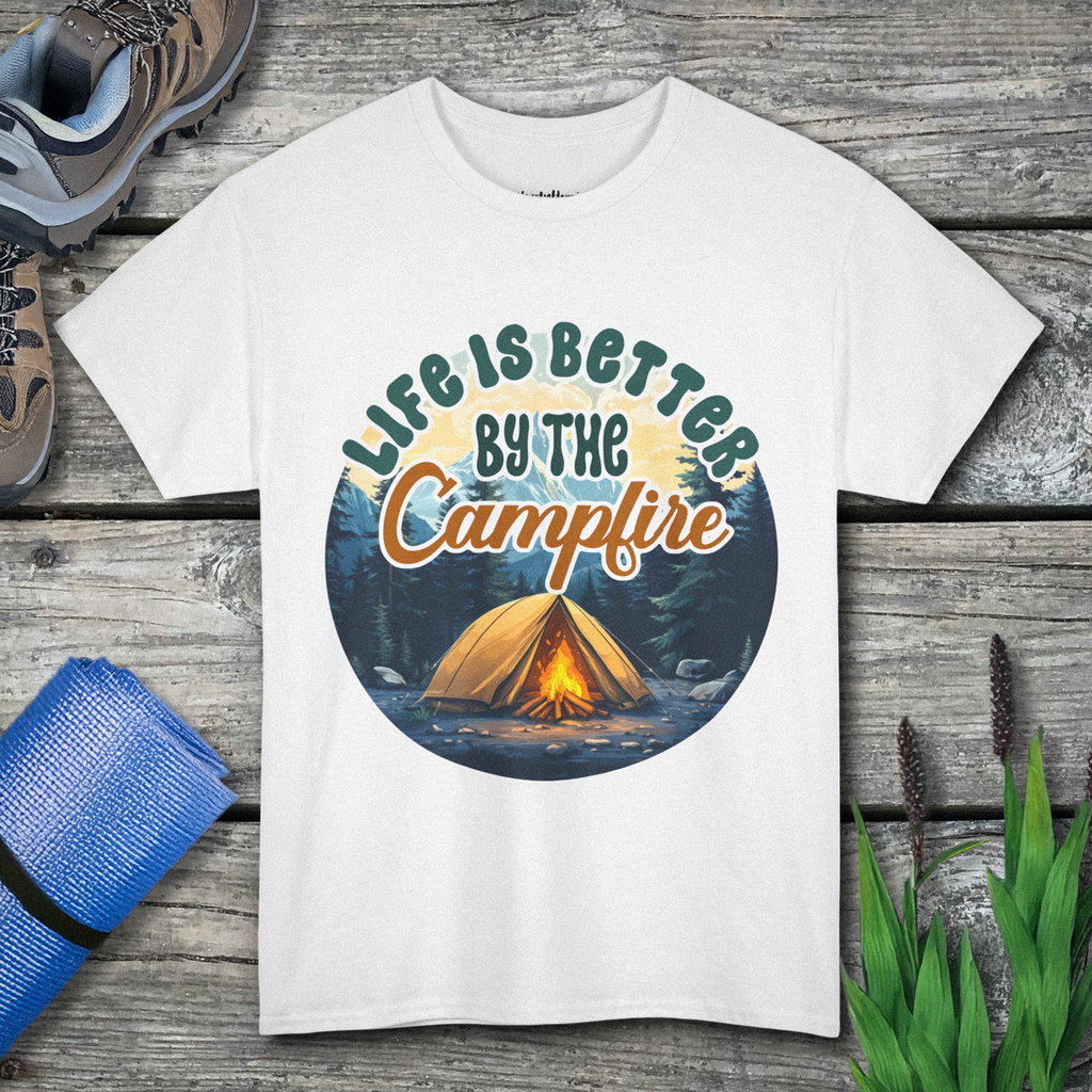 Life is better by the campfire Unisex Tee