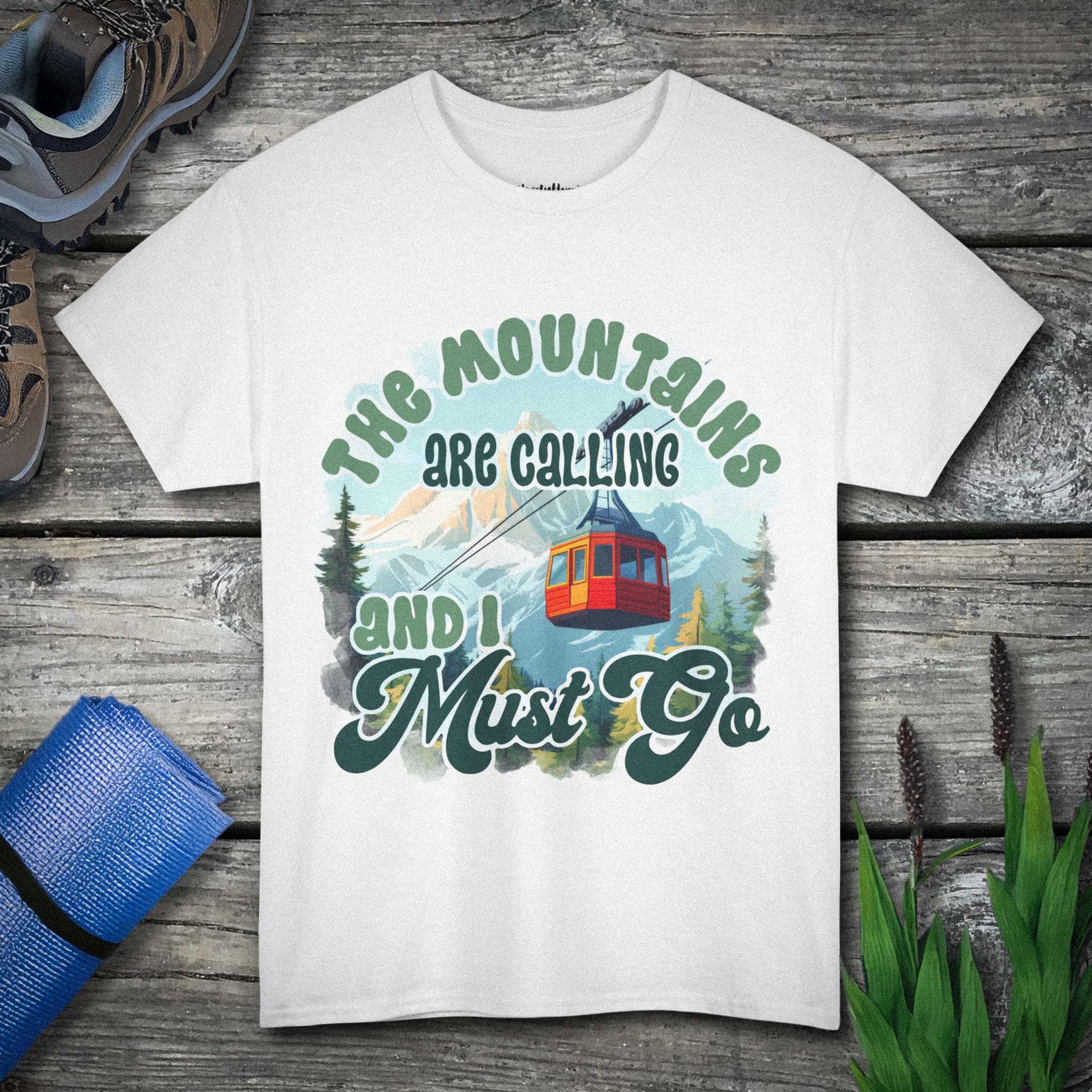 The mountains are calling and I must go Unisex Tee