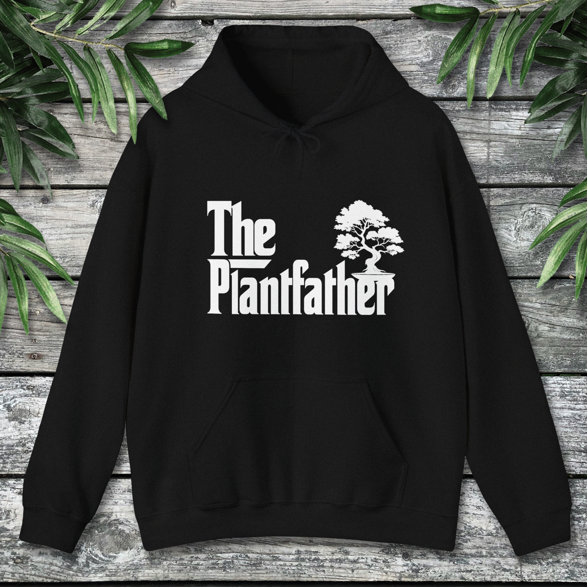 The Plantfather Hoodie – Funny Plant Lover Gift, Cozy Unisex Gardener Sweatshirt with Bonsai Design